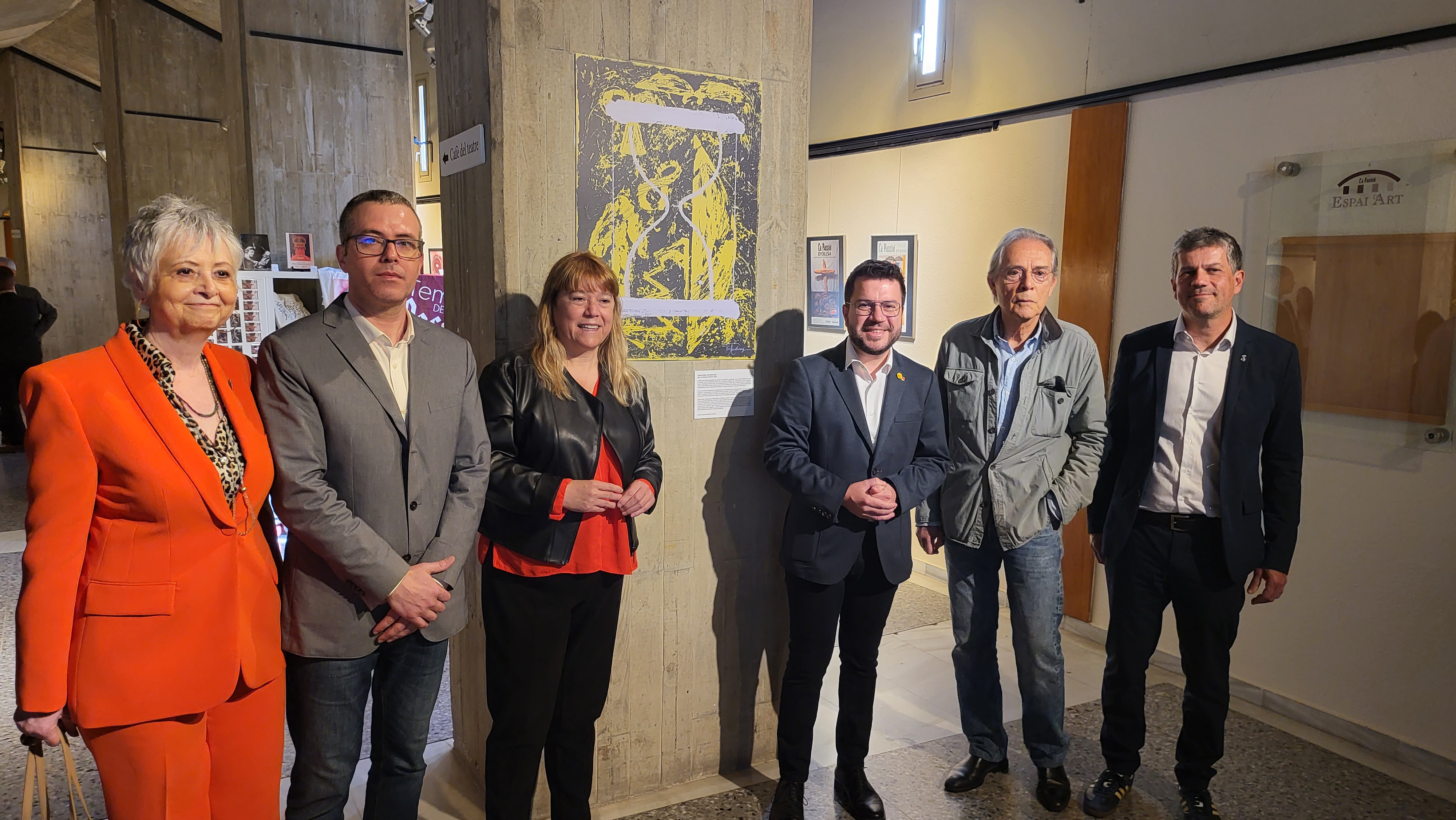 Visita del president de la Generalitat a Olesa
