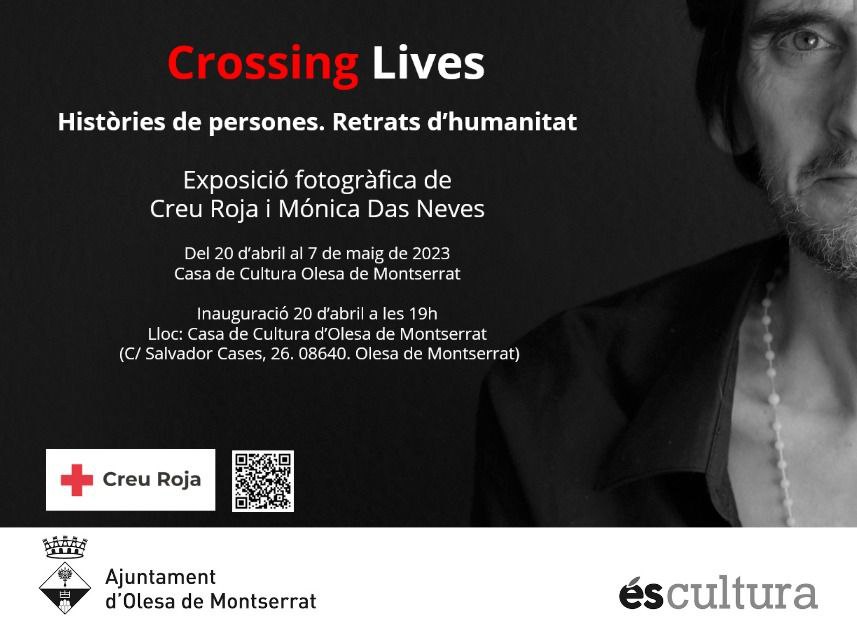 Cartell de l'exposició "Crossing Lives"