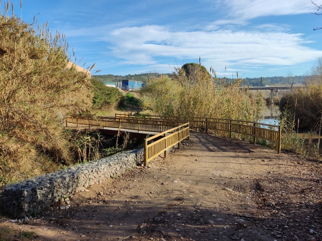 Pont que connecta l'Areny del Molí i Vilapou