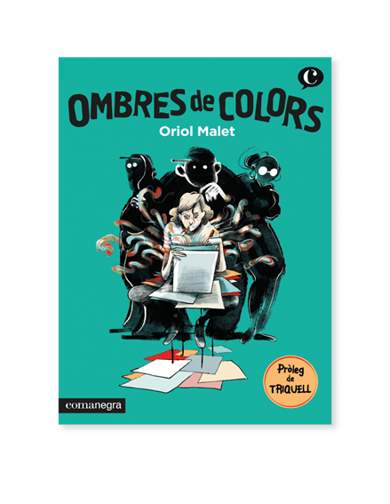 Portada del còmic d'Oriol Malet, Ombres de colors