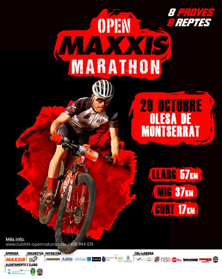Cartell de la Open Maxxis Marathon de l'UCO