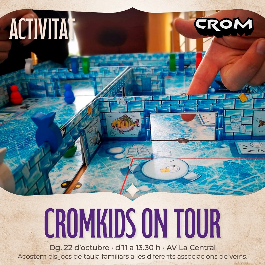 Cartell del CROMkids on tour octubre 2023