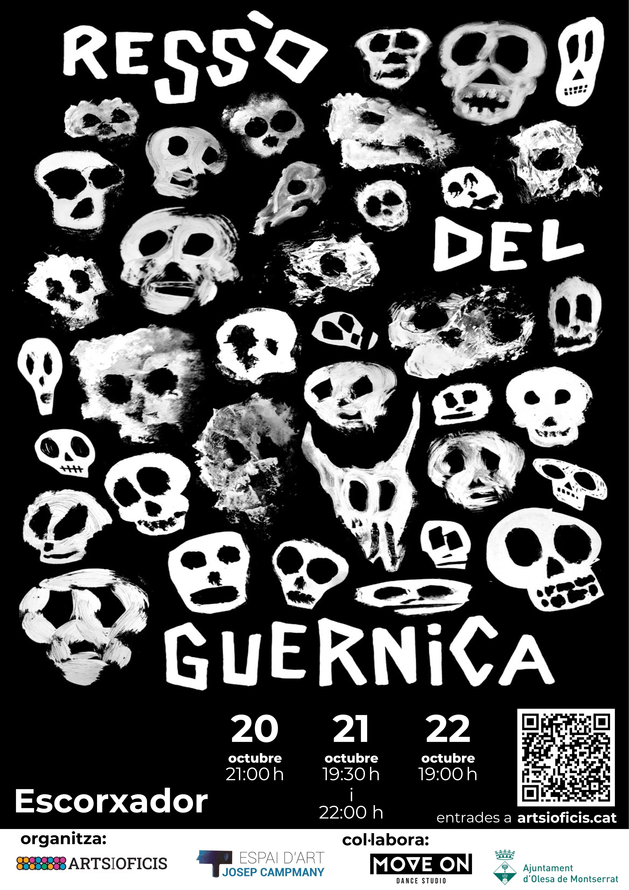 Cartell de l'espectacle d'art "Guernica"