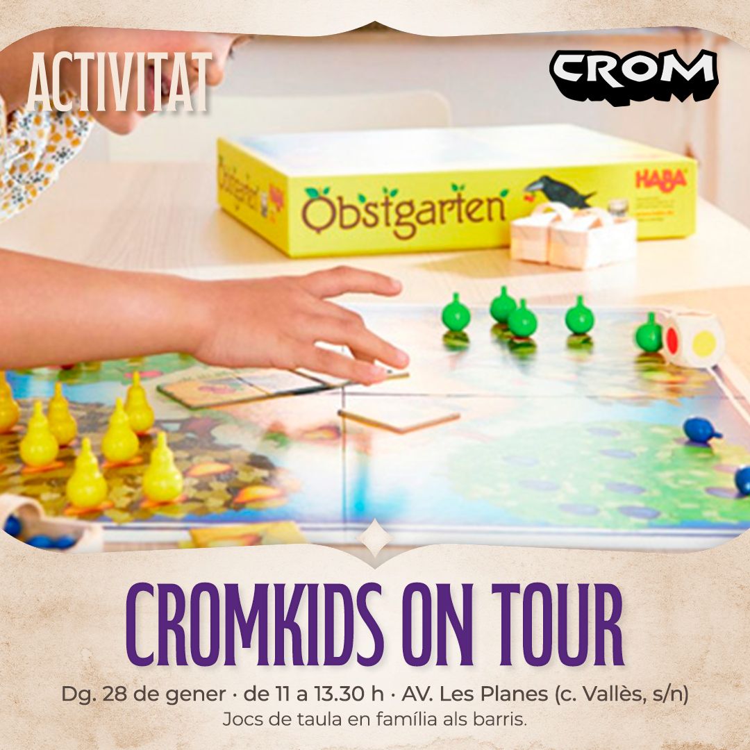 Cartell del CROMkids on Tour gener 24