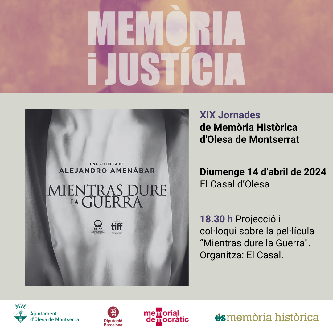 XIX Memòria i Justicia - Pel·lícula