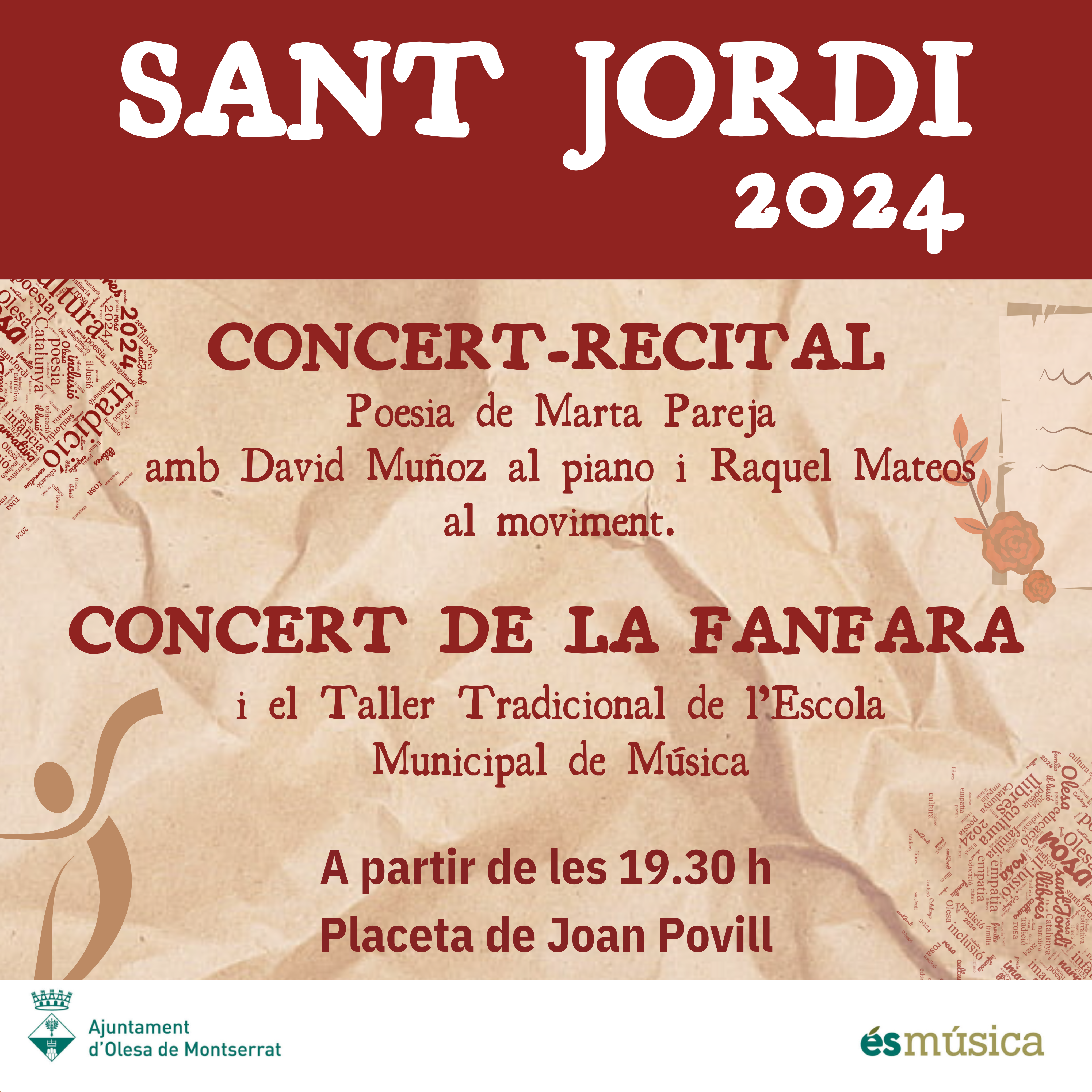 Concert-Recital i Fanfara per Sant Jordi 2024