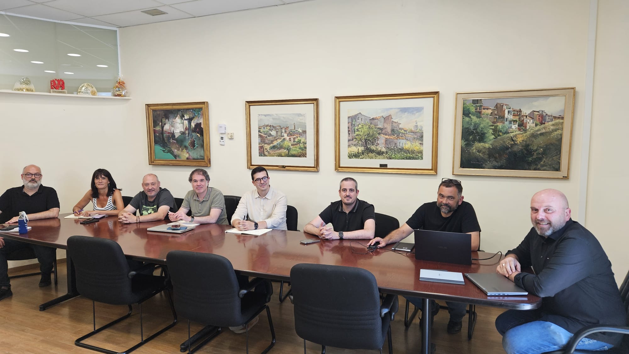 Reunió dels Ajuntaments d'Olesa, Esparreguera i Vacarisses sobre Sant Salvador de les Espases