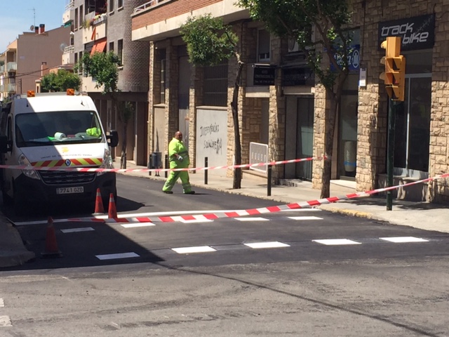 Del 26 al 30 d'octubre es faran treballs viaris a diversos carrers dels barris del Collet de Sant Joan i Sant Bernat