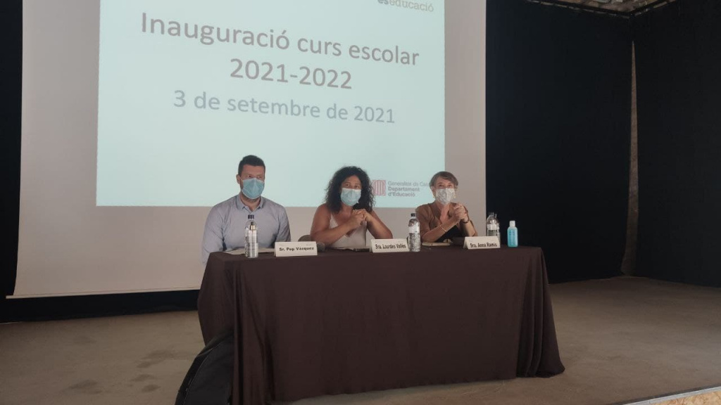 Olesa de Montserrat inaugura el curs escolar 2021-2022 en un acte per a la comunitat educativa