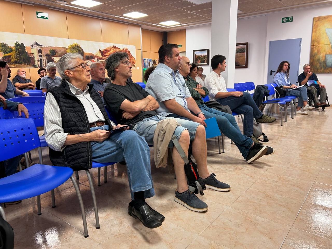 Presentació del projecte reutilització d'aigua al complex esporitu de Les Planes de la Comunitat Minera Olesana.