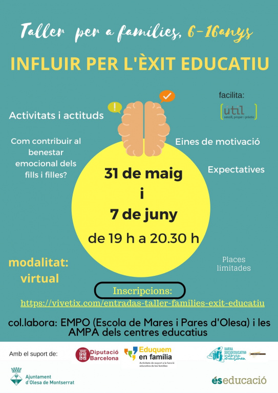 Noves activitats educatives per a famílies amb infants de 0 a 16 anys