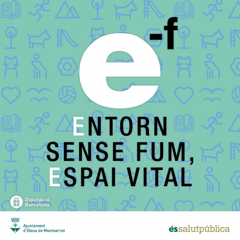 Olesa treballa en el projecte "Entorn sense Fum" per prevenir l'inici del tabac i crear espais sense fum