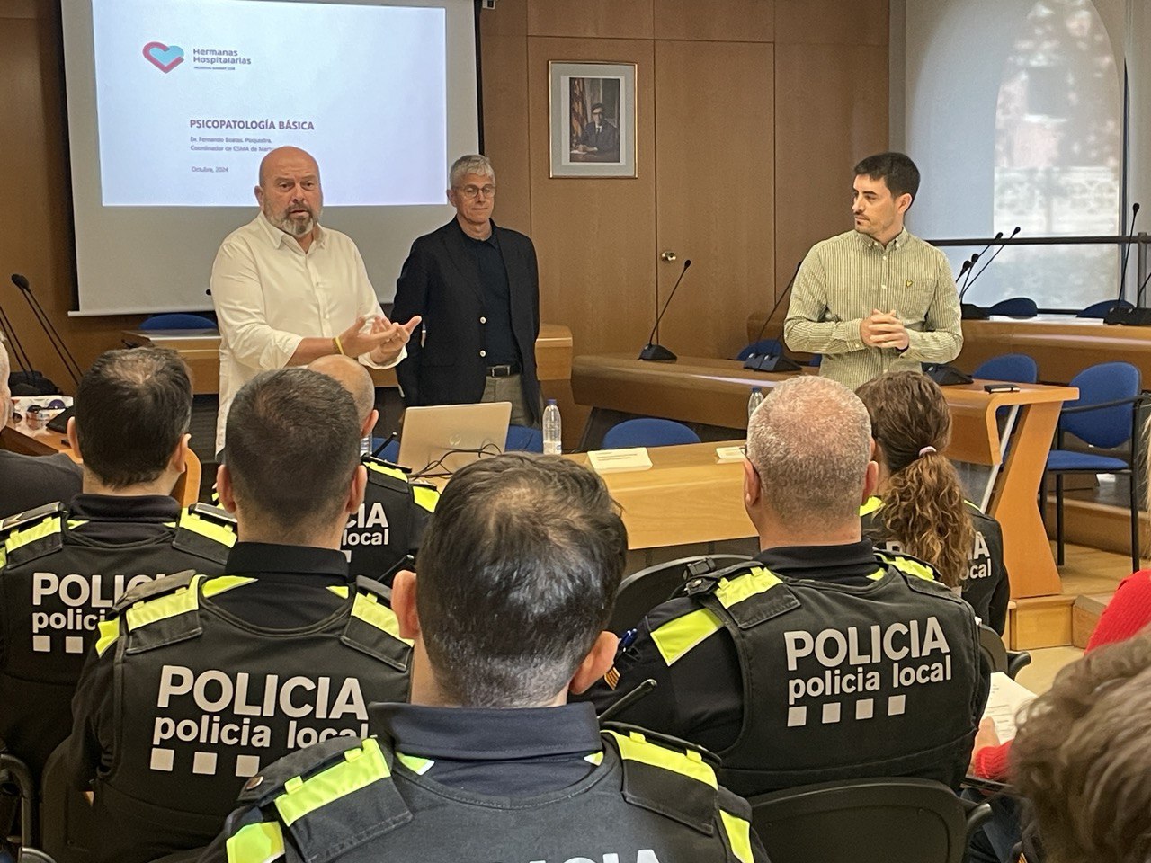 Sessió formativa de salut mental a la policia local