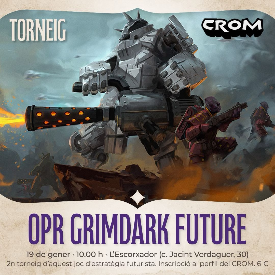 Cartell del Torneig de OPR del CROM pel gener de 2024