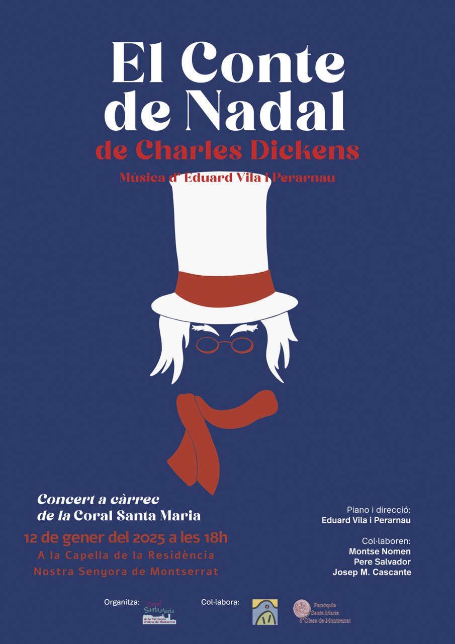 Cartell del concert El Conte de Nadal pel gener de 2025