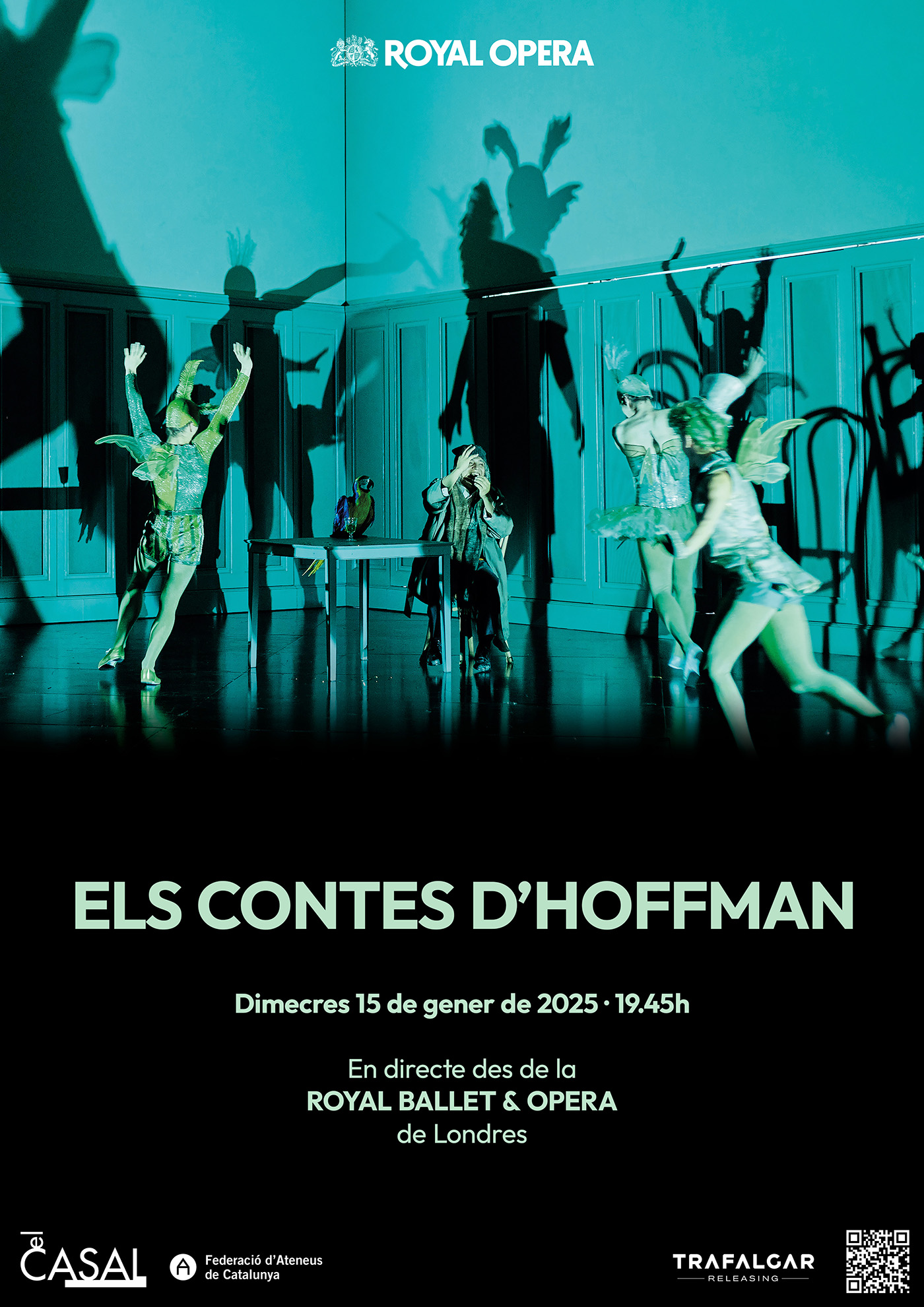 Cartell de la projecció de l'òpera els Contes de Hoffmann gener 2025