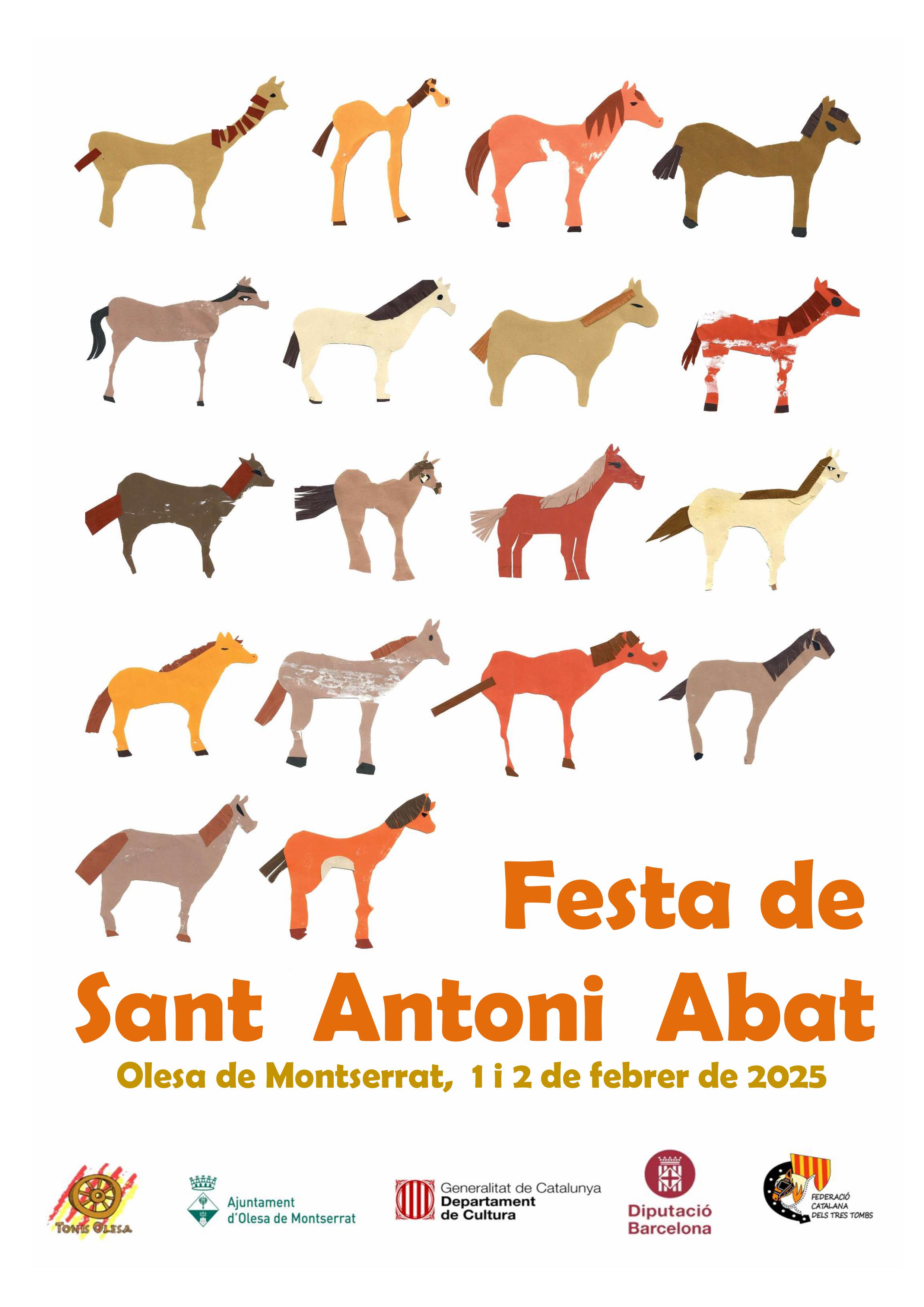 Cartell de la Festa de Sant Antoni Abat 2025