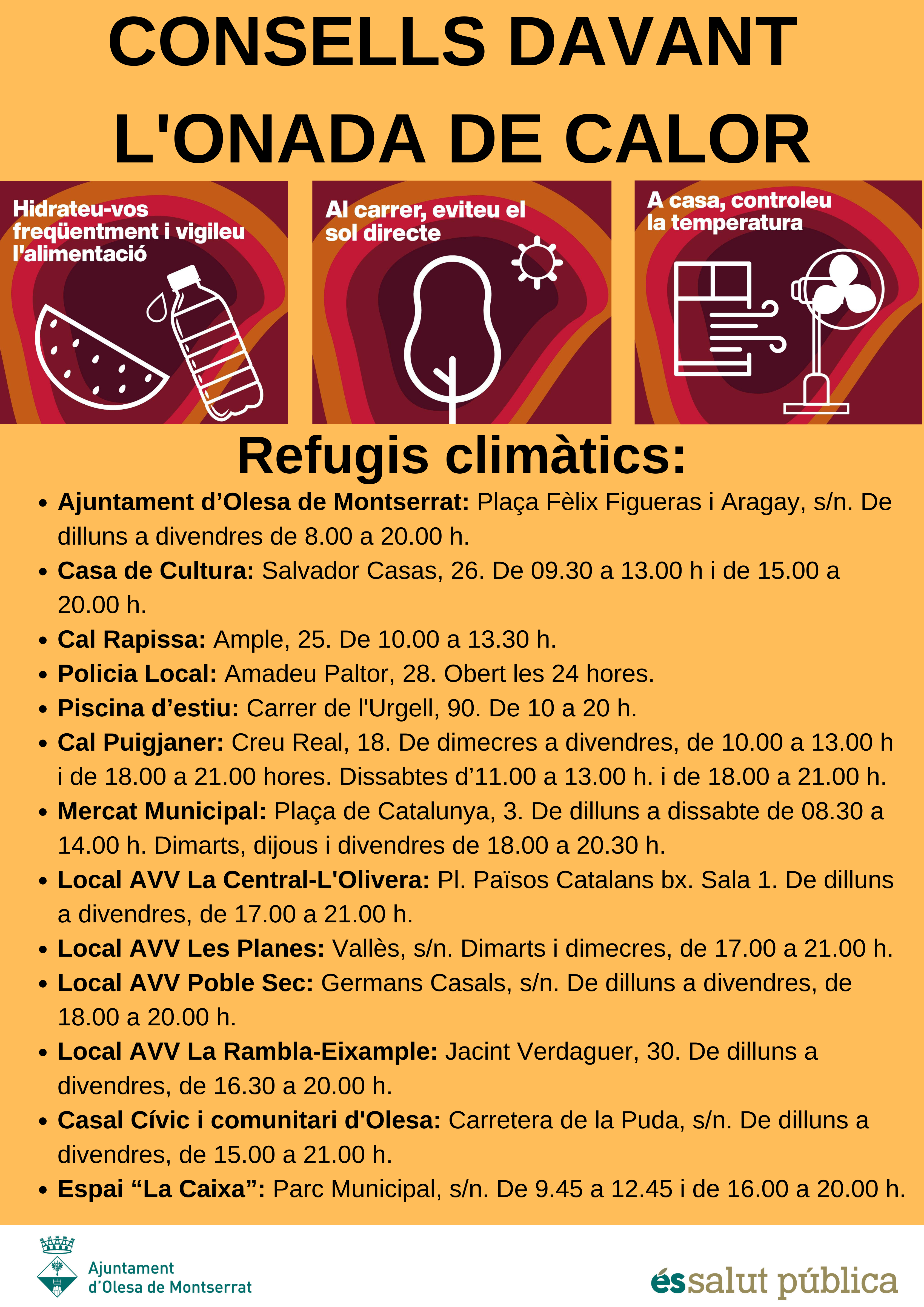 Cartell Refugis climàtics 2024